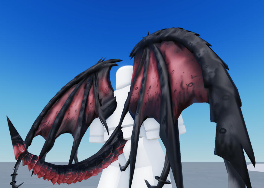 Dragon Wings & Tail In-game