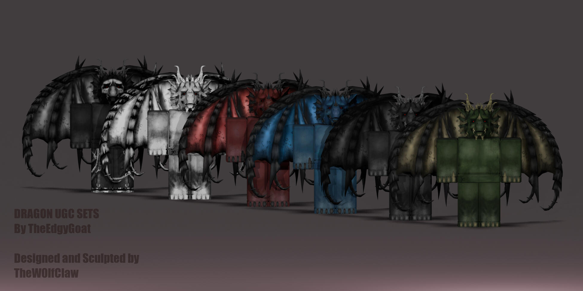 Roblox Dragon UGC Set Roblox Dragon UGC Set